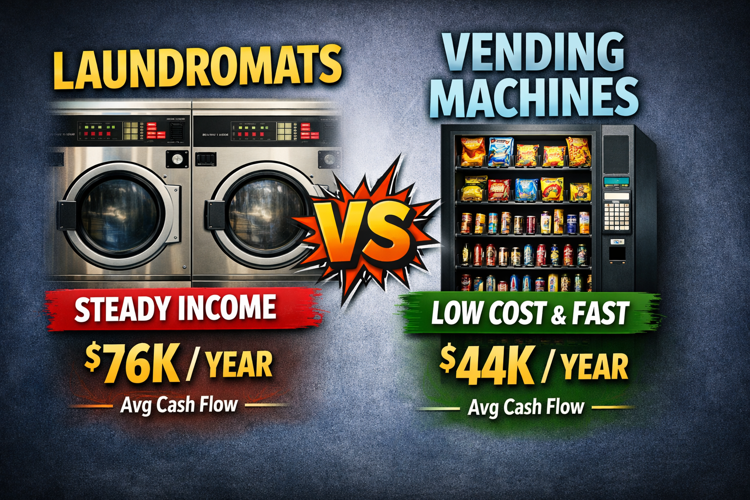 Laundromats vs Vending Machines: Which Business Is Better?